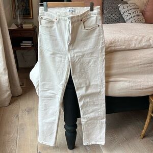 Re/Done vintage white jeans